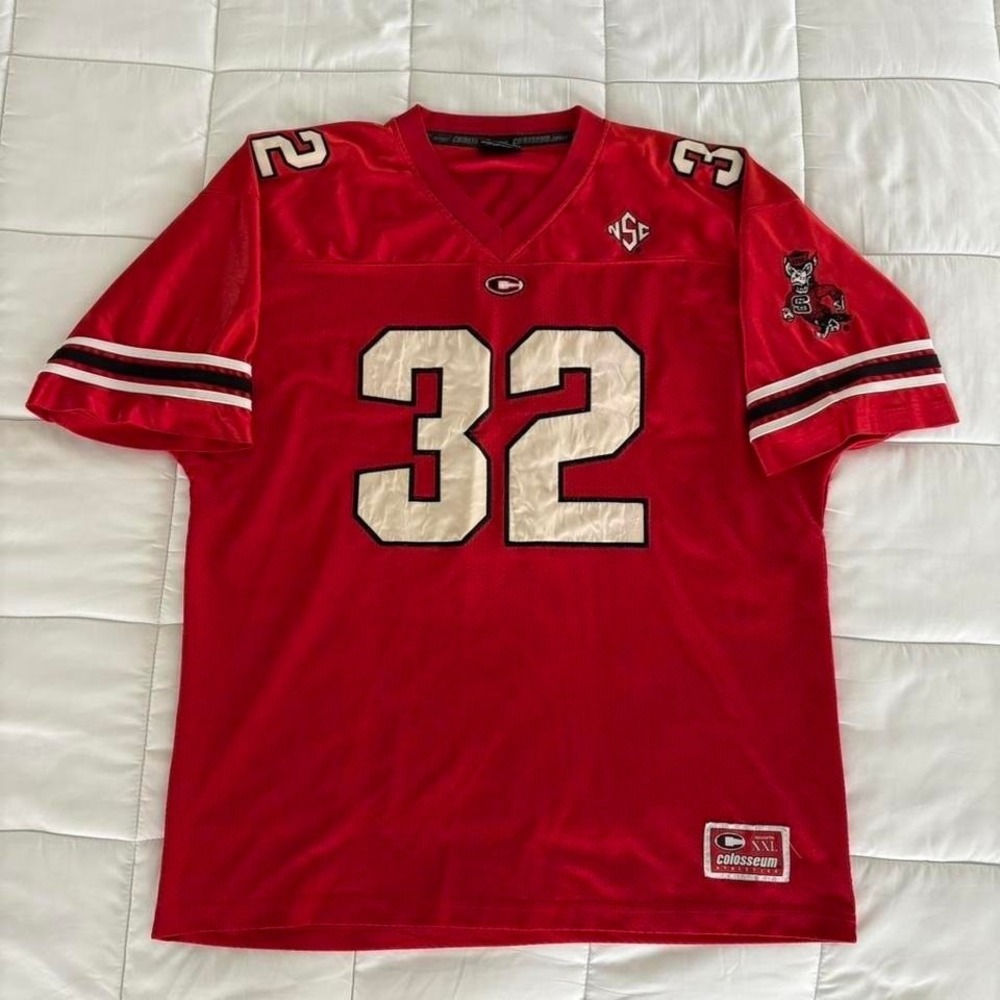 Vintage NCSU Marching Wolves Football Jersey Number 32